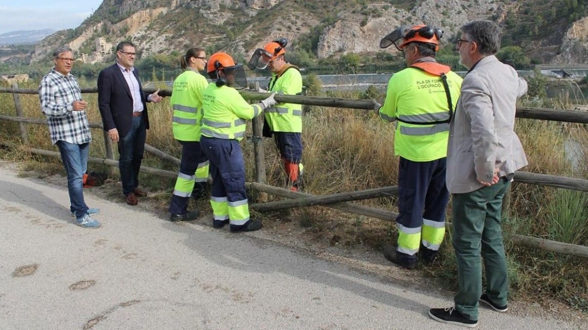 El Consell Comarcal del Baix Ebre invertix 80.000 euros en la Via Verda en els darrers dos anys