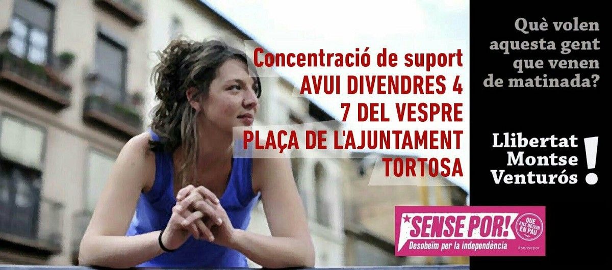 Convocades concentracions de suport a l'alcaldessa de Berga a Amposta i Tortosa