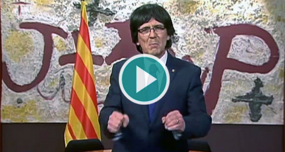 Puigdemont al Polònia: «Enguany canviarem la manifestació de l’11S per la d’aquest diumenge a Amposta»