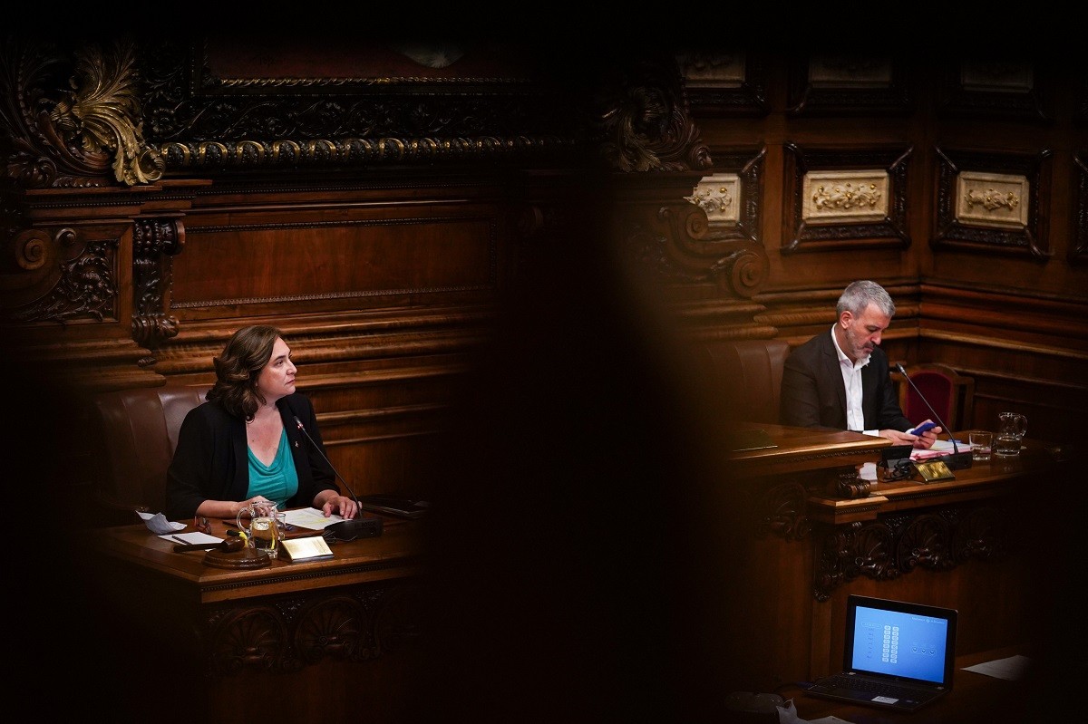 Colau i Collboni, al ple d'aquest divendres - Ajuntament de Barcelona