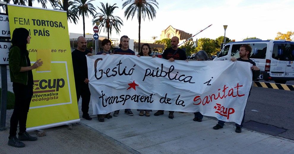 La CUP denuncia la privatització del servei de diàlisi de l'Hospital de Jesús