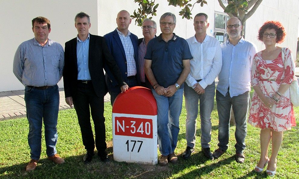 Els alcaldes d'ERC creen un nou front per negociar directament amb Foment solucions a la sinistralitat de l'N-340