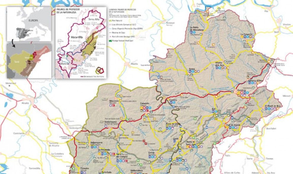 Nou mapa turístic per promocionar ‘Tres territoris, una mateixa terra’
