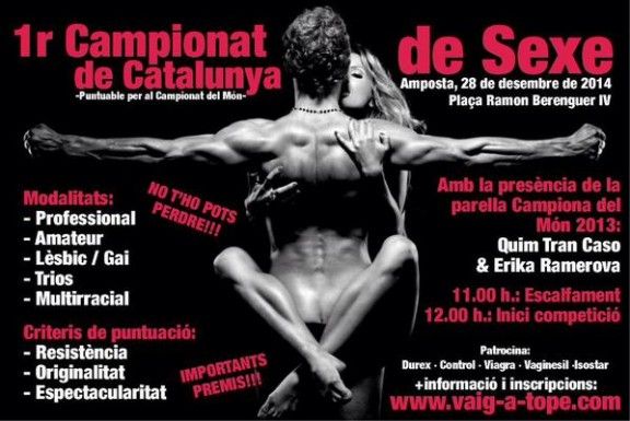 Amposta organitza el «Primer Campionat de Catalunya de Sexe»