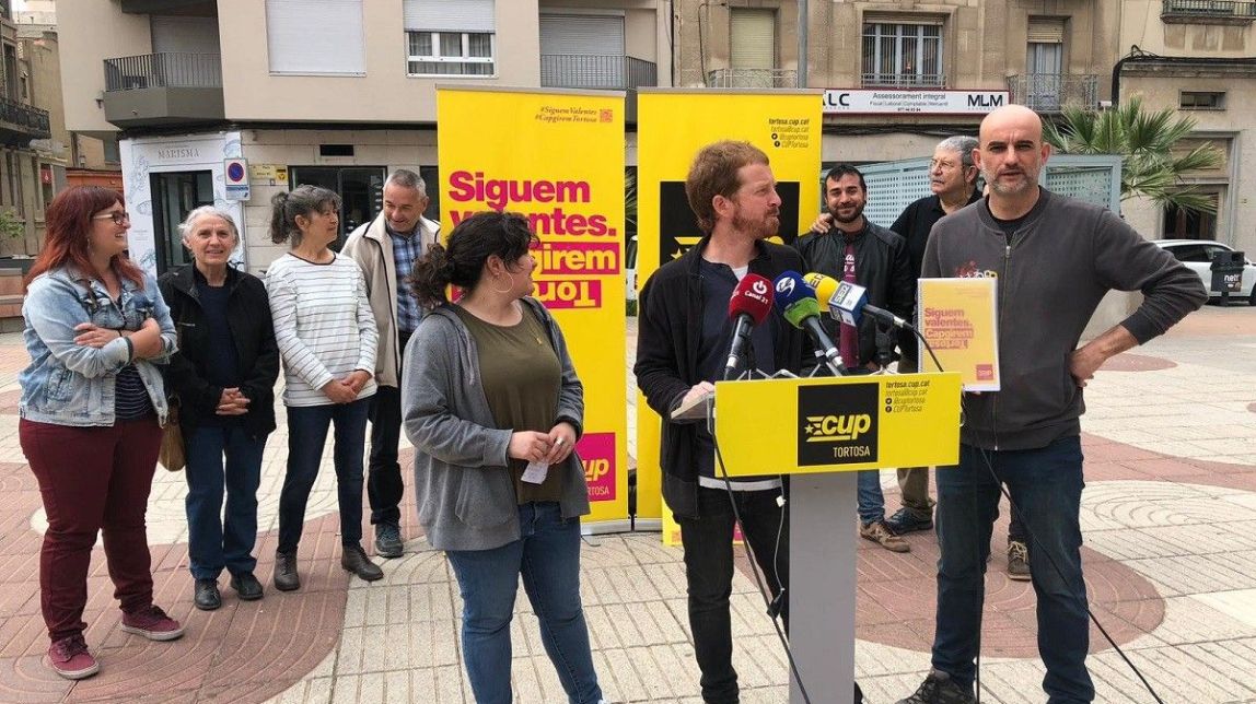 La CUP vol acabar amb el «clientelisme» de Tortosa