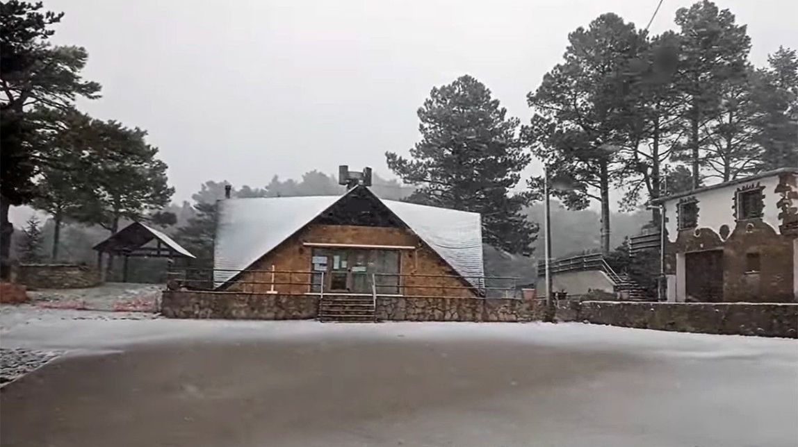 IMATGES Primera nevada de la temporada al Port