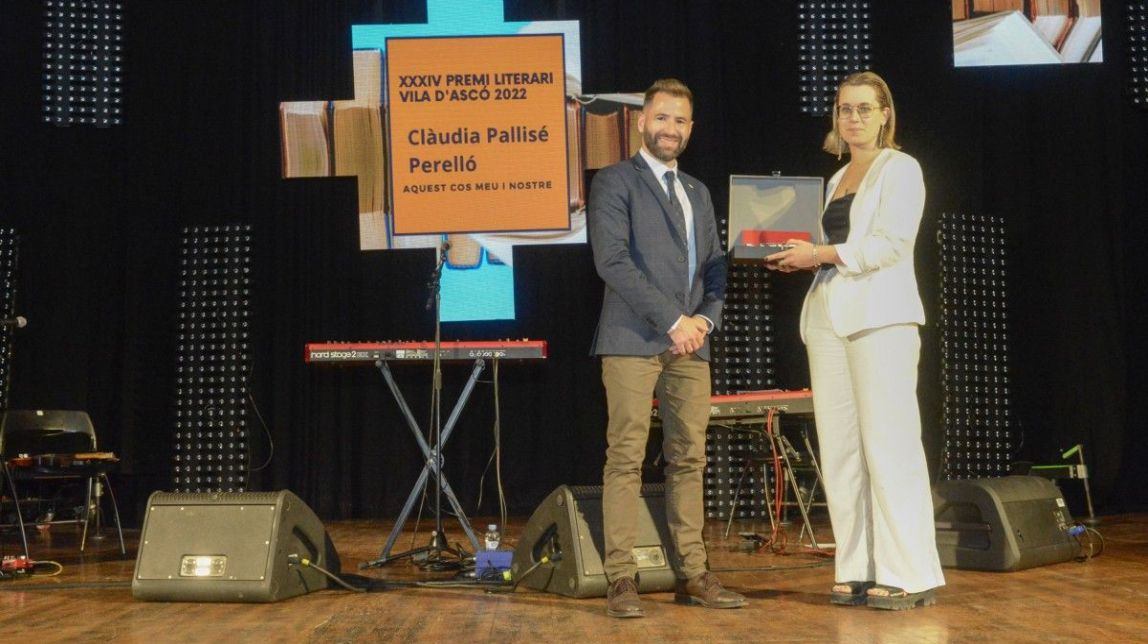 Clàudia Pallisé, guanyadora del 34è Premi Literari Vila d’Ascó
