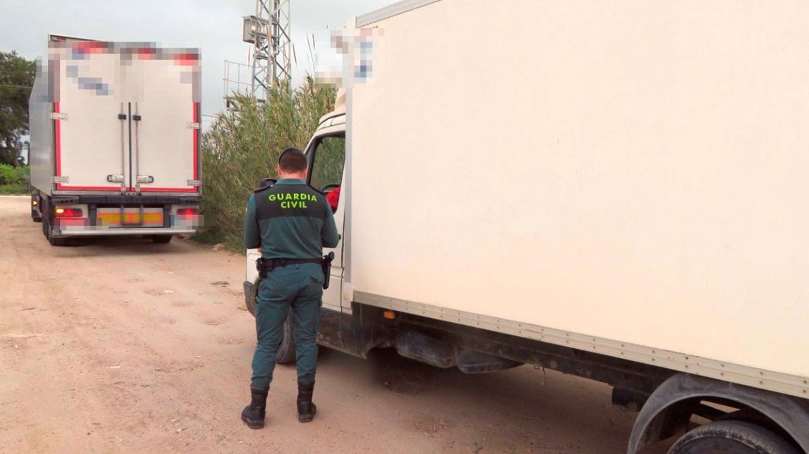 La Guàrdia Civil intercepta a la Ràpita  5.000 quilos de musclos sense documentació