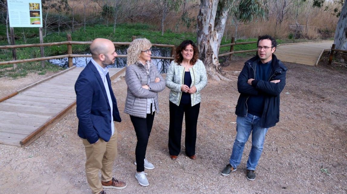 Un recorregut adaptat fa accessible per a les persones amb mobilitat reduïda els Ullals de Baltasar
