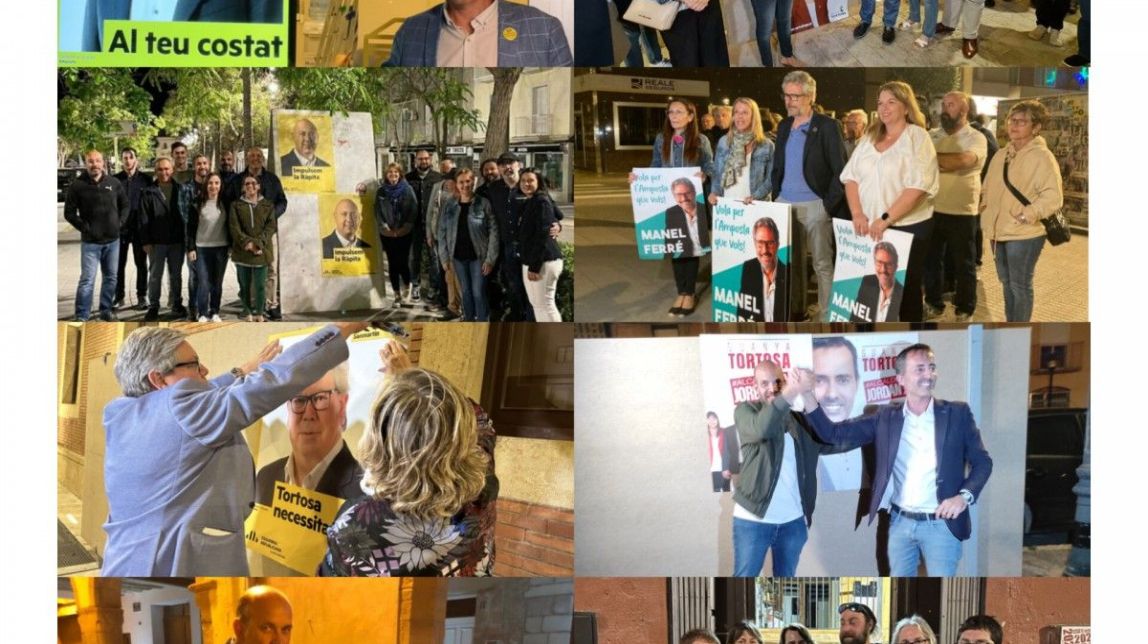 Inici de la campanya electoral per a les municipals a les Terres de l'Ebre 

