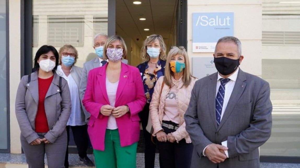 La Consellera Vergés inaugura la nova seu de Salut Mental Móra d'Ebre