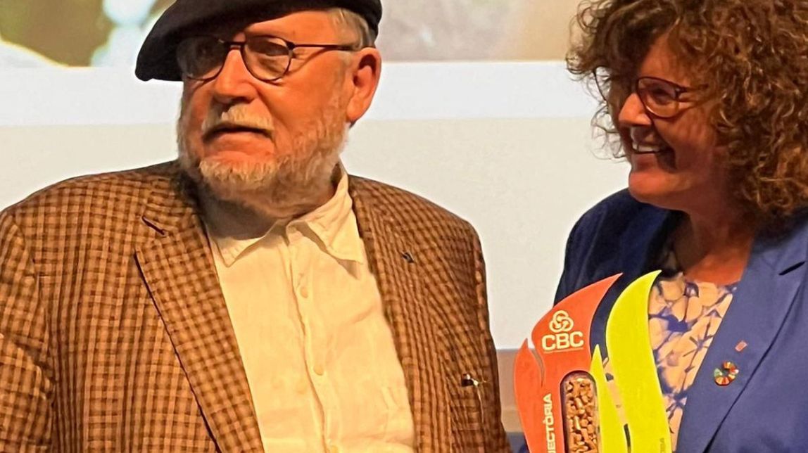 Martí Boada guardonat, en la II Nit de la Bioenergia com a millor trajectòria de l'any