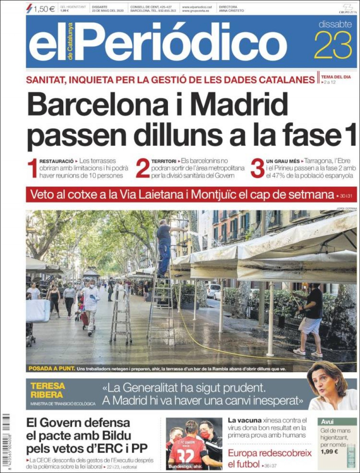 Un incendi obliga a interrompre durant mitja hora la línia 1 de metro entre Espanya i el Clot