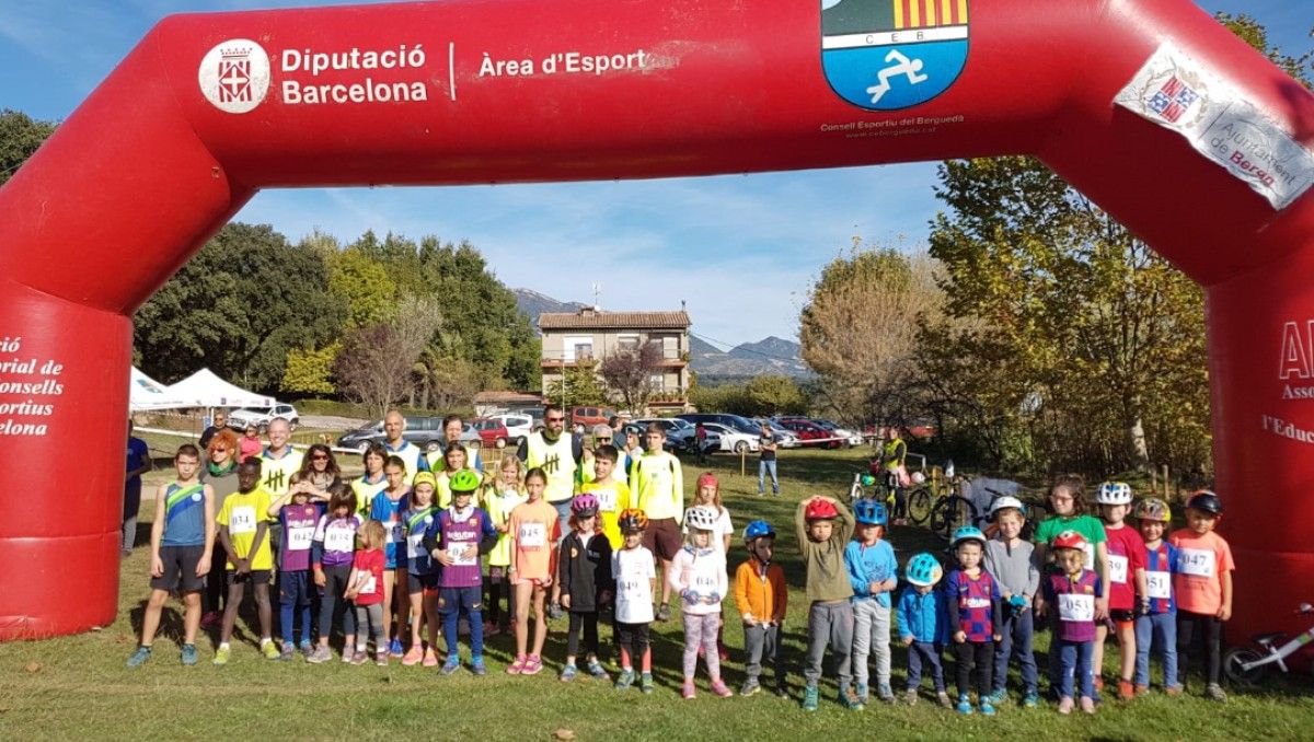 Participants al duatló de Graugés. - Consell Esportiu del Berguedà
