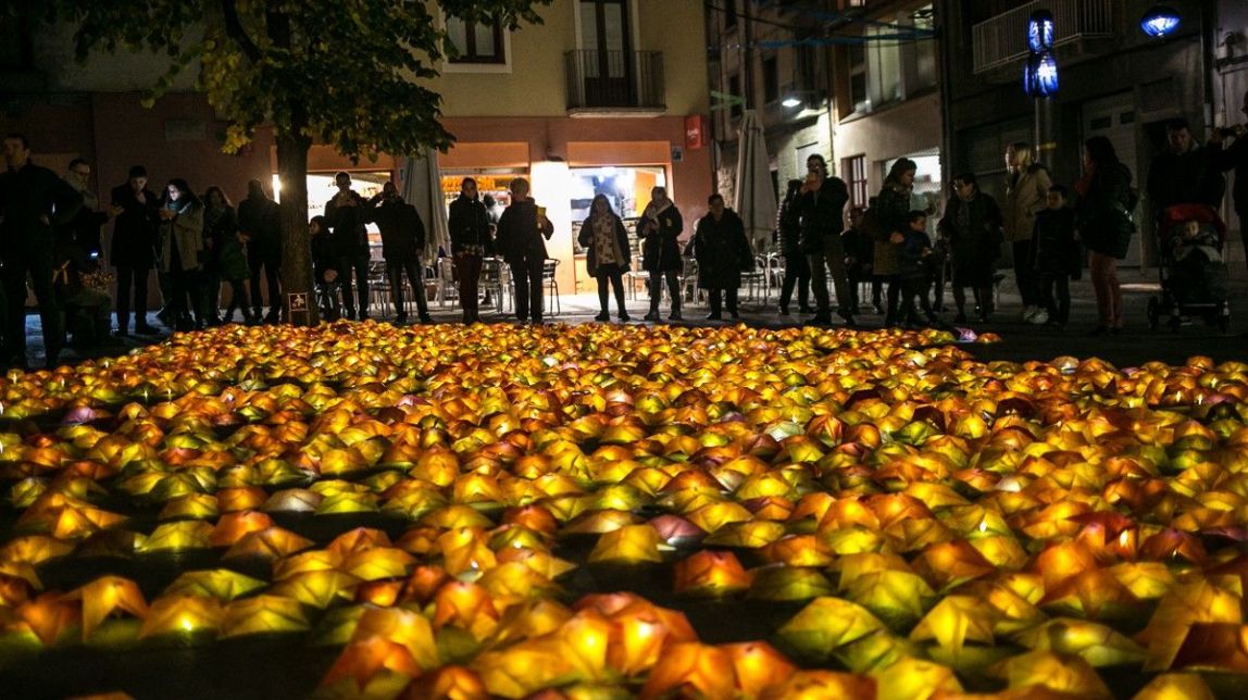 Un dels muntatges del Lluèrnia 2018