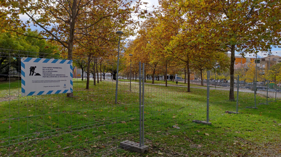 Aquest febrer s’inicia la reforma de la plaça de la Malagarba de les Franqueses