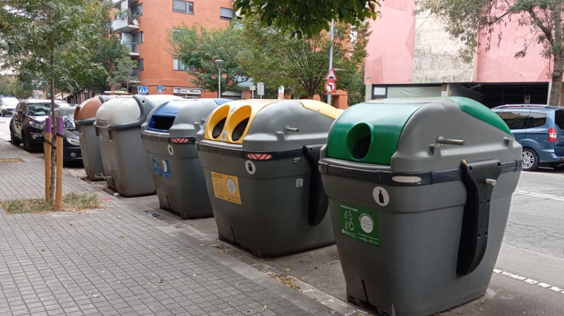 Granollers reordena i agrupa contenidors per fomentar el reciclatge