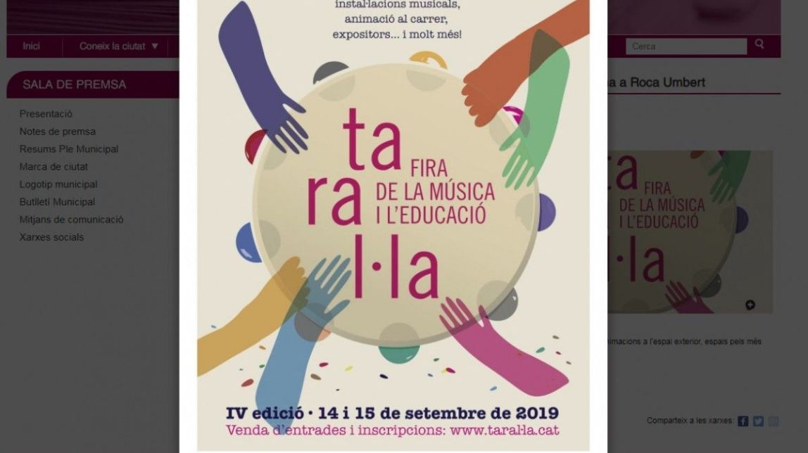 IV edició de Taral·la, la Fira de la Música i l'Educació, aquest cap de setmana a Roca Umbert