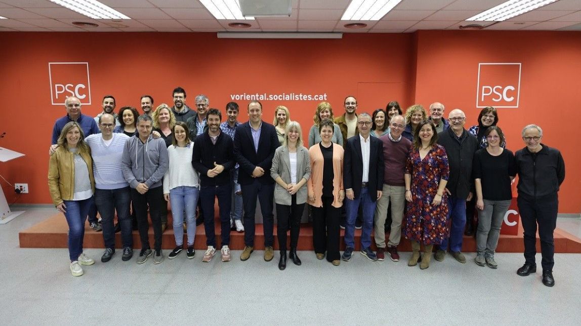 Álvaro Ferrer, Gemma Giménez i Martí Pujadas, números 2, 3 i 4 de la llista del PSC a Granollers