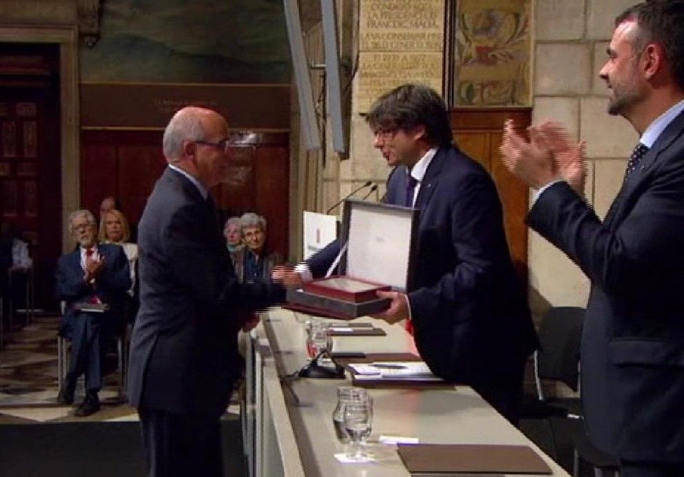 El BM Granollers rep la Creu de Sant Jordi