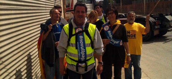 El cardedeuenc Garrigós acaba la #marxaforapeatges 