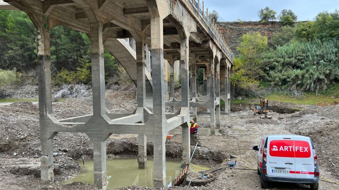 La estructura del pont dels Palillos - ACN