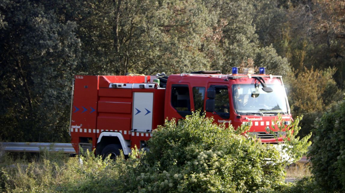Estabilitzat l'incendi a Foradada