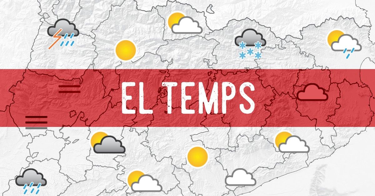 VÍDEO Predicció meteorològica a Lleida; núvols i algunes pluges