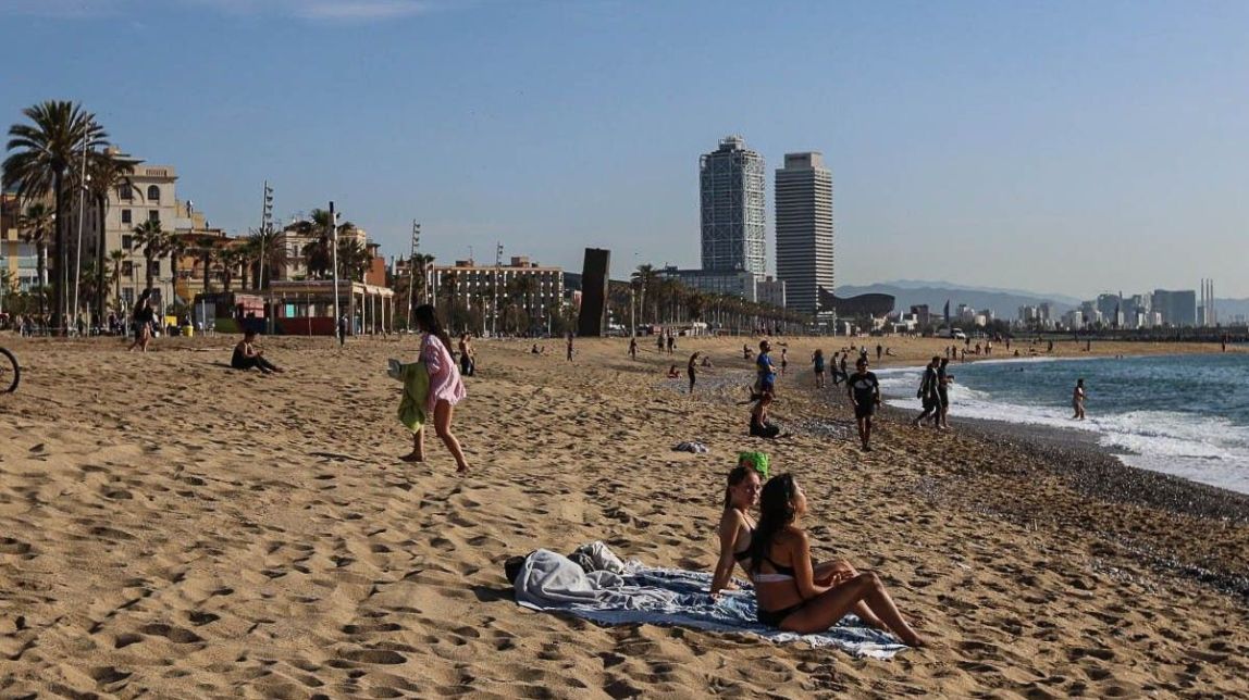 Música clàssica contra la calor a la platja de Barcelona
