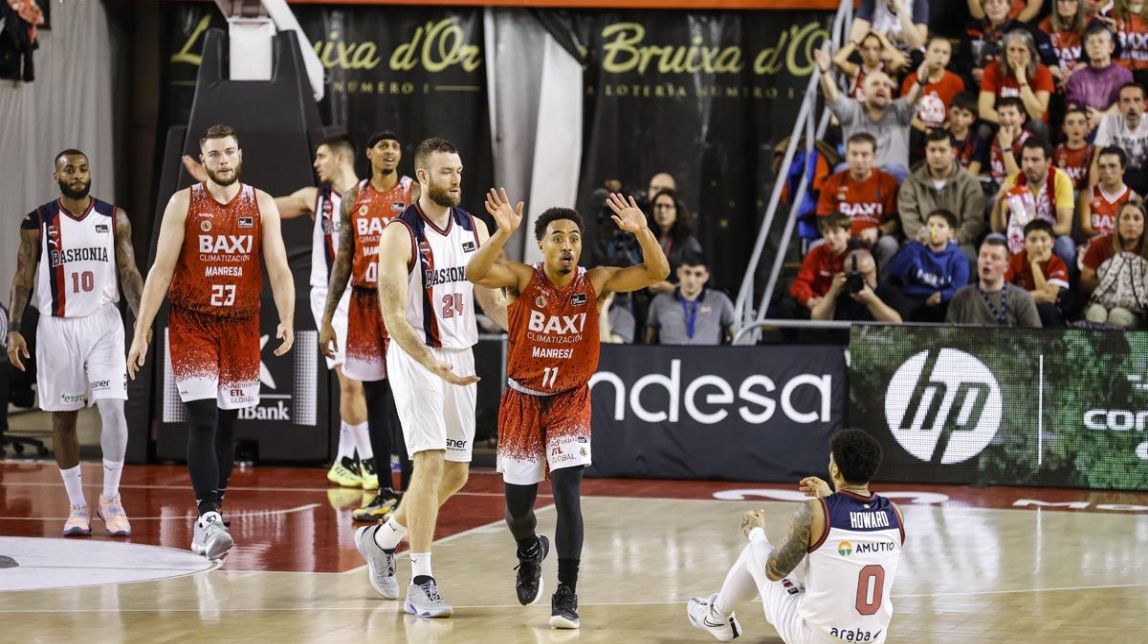 El Baxi Manresa tanca el 2024 rebent un Baskonia molt irregular