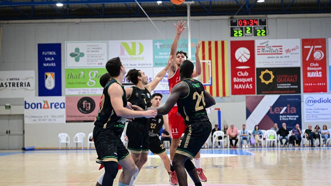 El CB Navàs Viscola domina d'inici a fi el Mataró Parc Boet (82-64)
