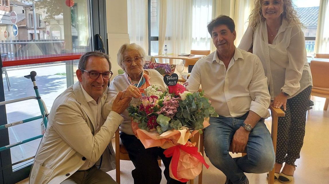 Sant Fruitós homenatja Soledad Fernández López amb motiu del seu 100è aniversari