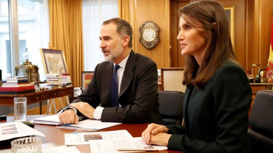 Els reis d'Espanya segueixen amb Manresa la seva ronda de contactes per la Covid-19