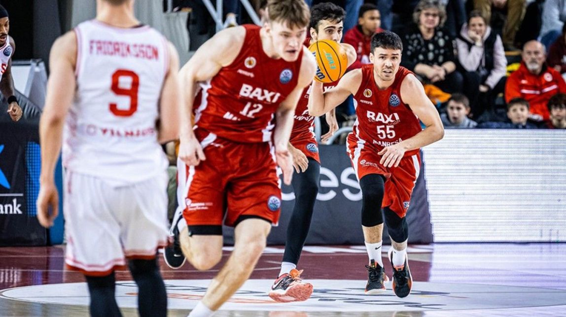El Baxi Manresa ha començat amb bon peu la segona fase de la BCL - FIBA