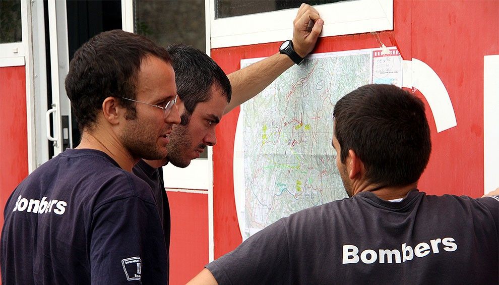 Una dècada del gran incendi d'Òdena que es va endinsar al Bages