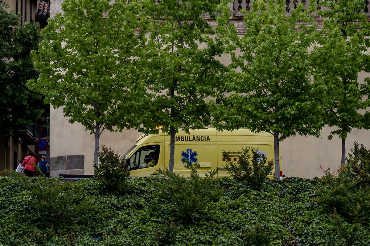 Una ambulància del SEM. - Adrià Costa