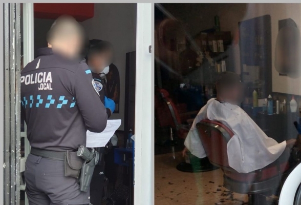El pentinat d'un client destapa l'existència d'una perruqueria clandestina 