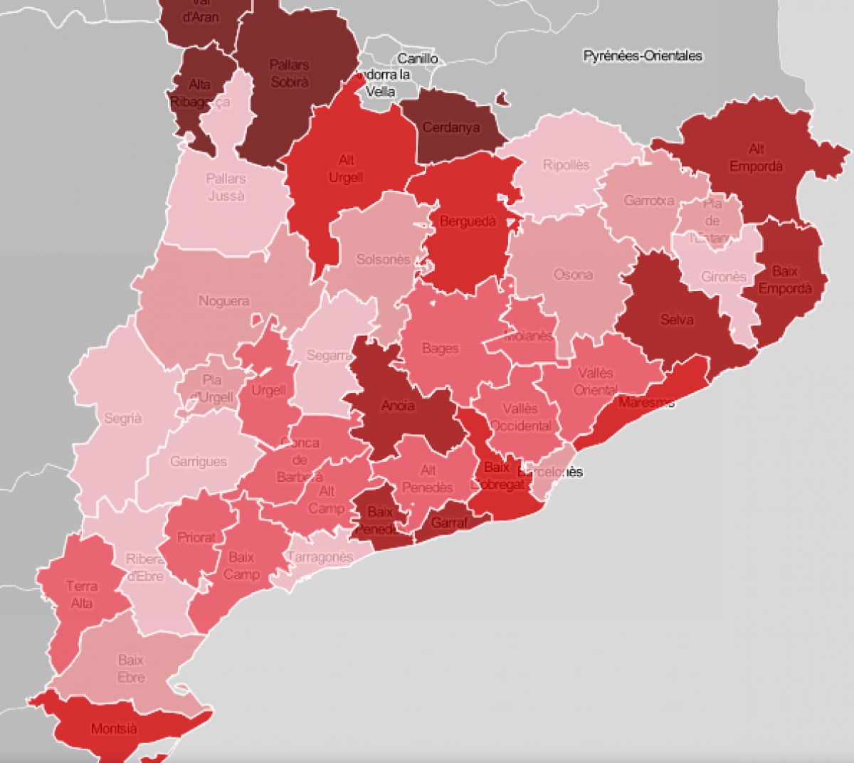 MAPA Un de cada tres catalans, afectats per atur o ERTO pel coronavirus