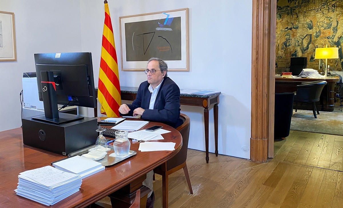 Torra carrega contra el pla per províncies de Sánchez: «Catalunya torna al 1833»