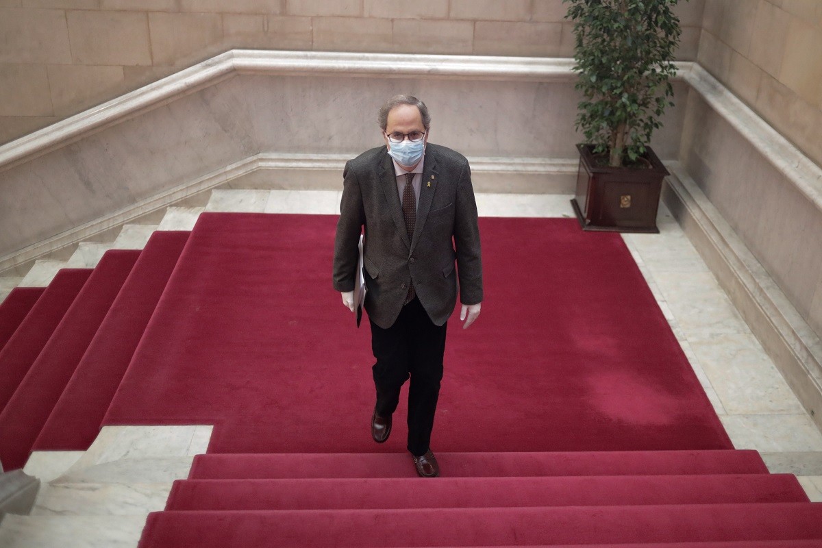 Torra demana «relaxament zero» i recorda que la situació continua sent d'«emergència»