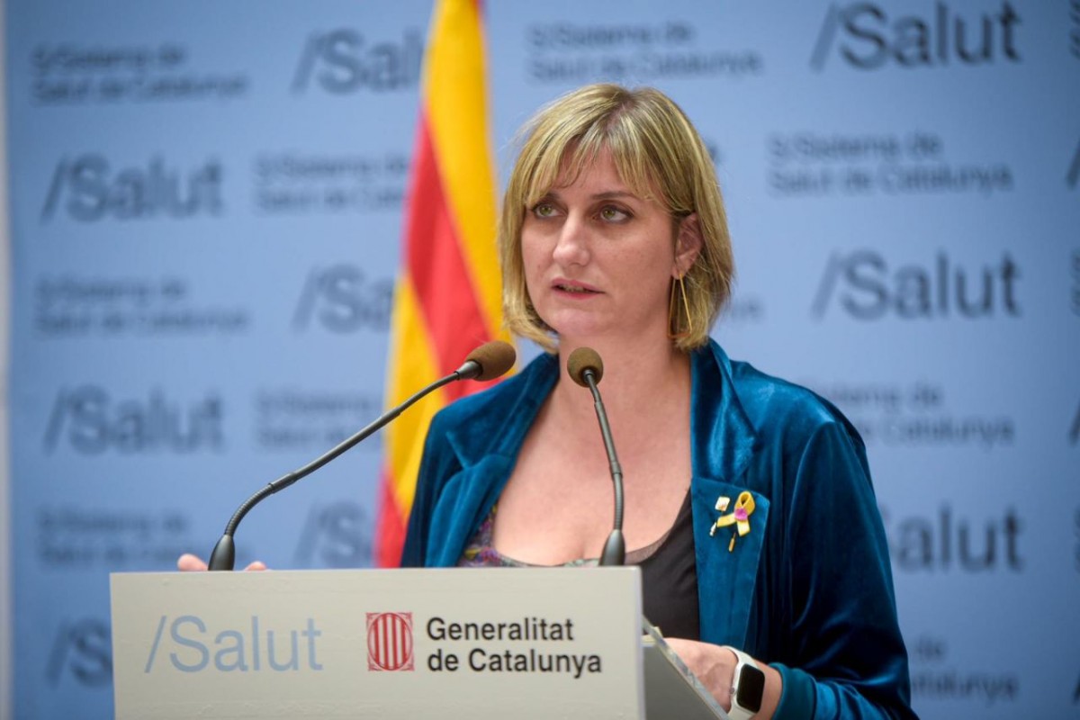 La consellera de salut, Alba Vergés, aquest dimecres. - Govern