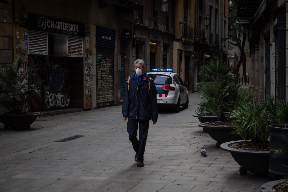 Barcelona confinada - David Zorrakino/Europa Press