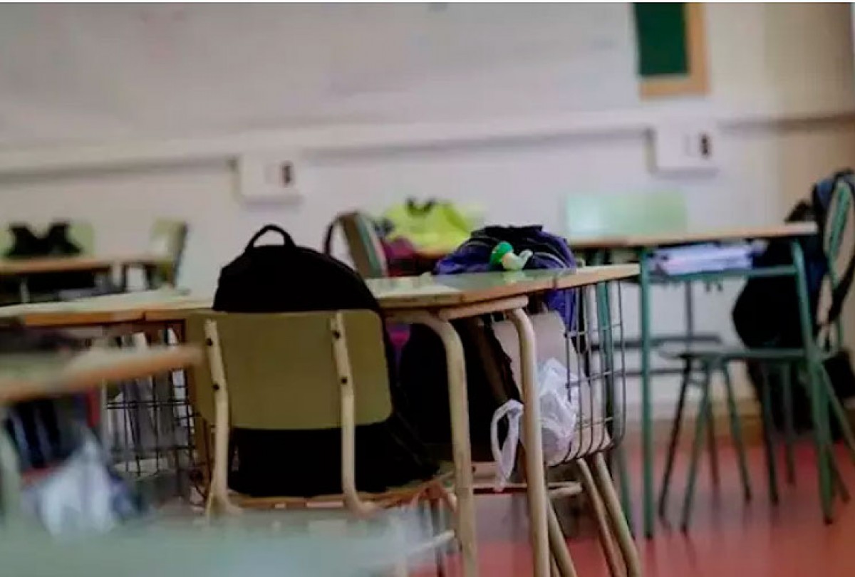 Una aula buida. - Europa Press