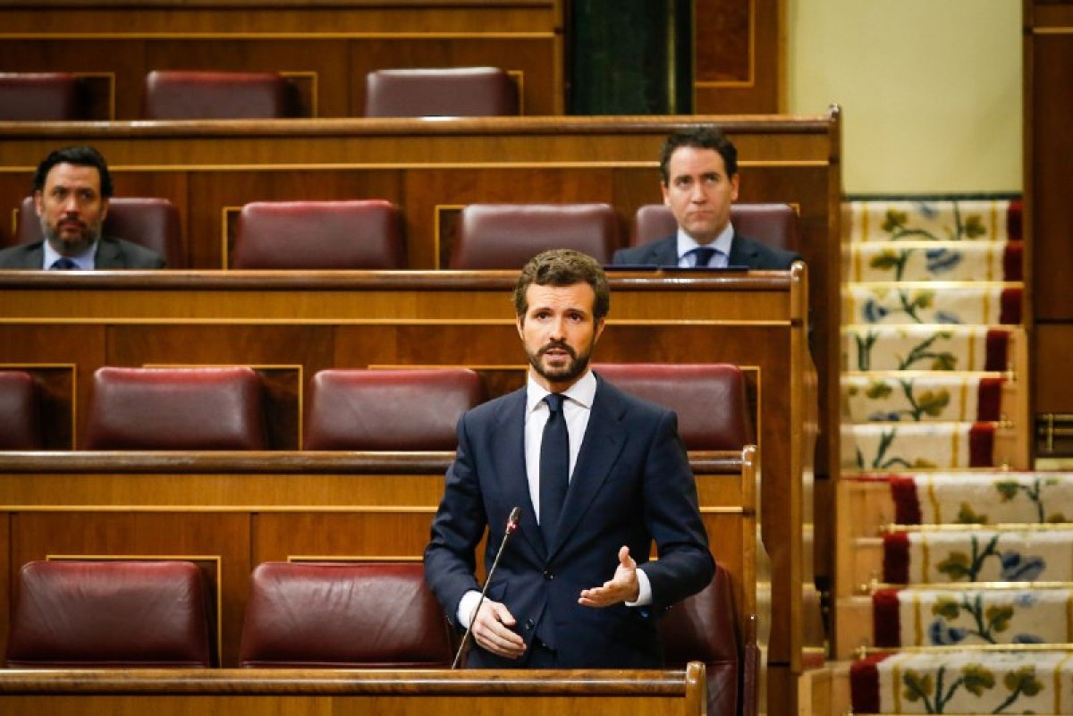 Casado adverteix que votaran en contra d'una nova pròrroga de l'estat d'alarma