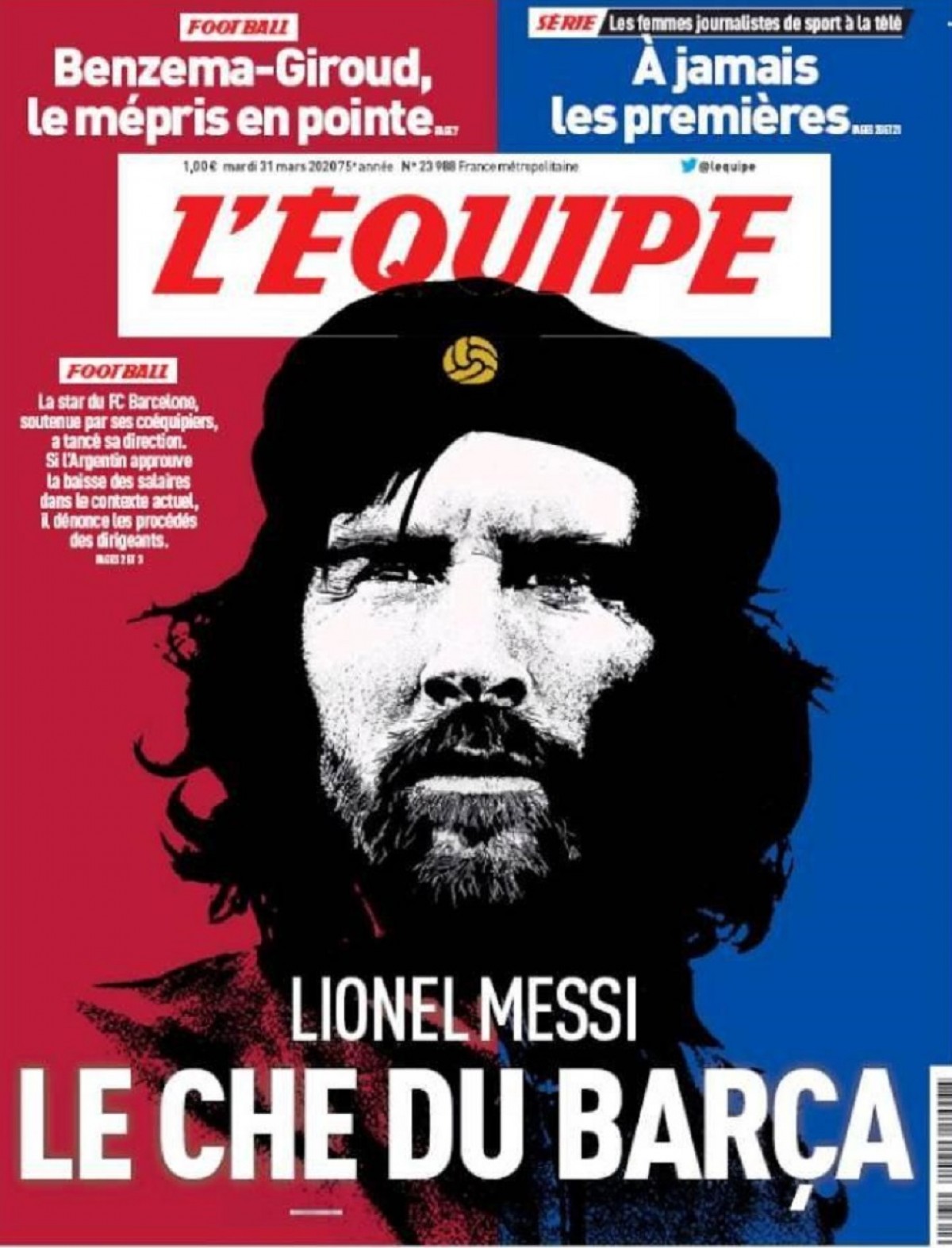 Leo Messi, el Che del Barça. - 