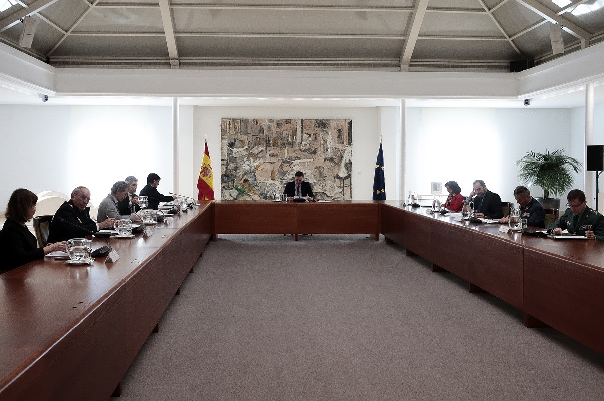 Reunió del gabinet de crisi del govern espanyol per gestionar la pandèmia - govern espanyol