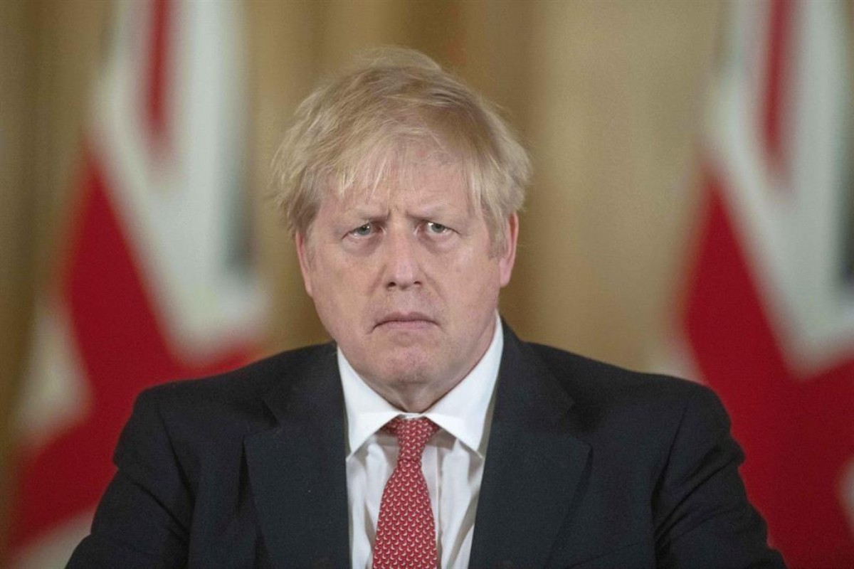 Boris Johnson, en compareixença - Europa Press