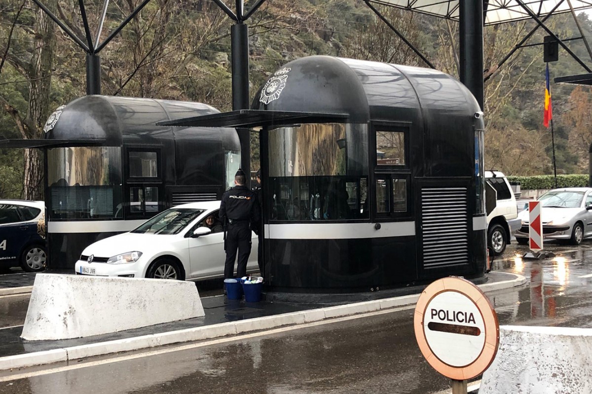 Frontera d'Espanya amb Andorra. - ACN
