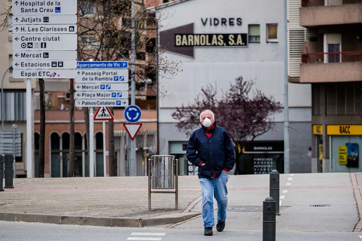 3r dia d'estat d'alarma a Vic - Adrià Costa