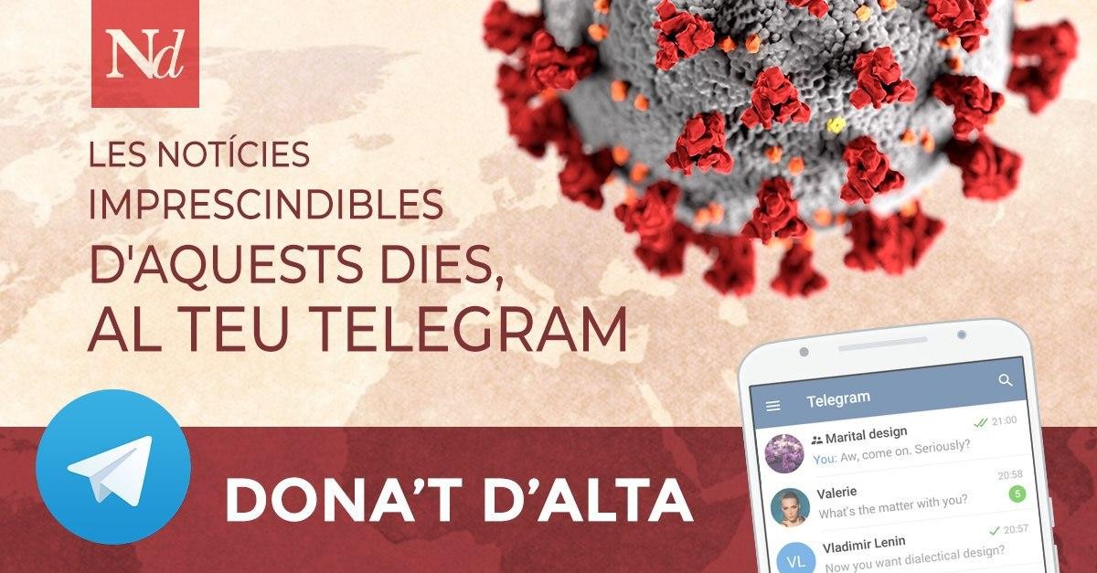 Tota la informació sobre el coronavirus a Catalunya: segueix NacióDigital a Telegram